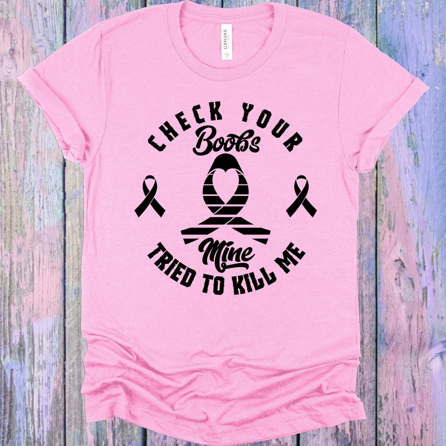 Check Your Boobs Graphic Tee Graphic Tee