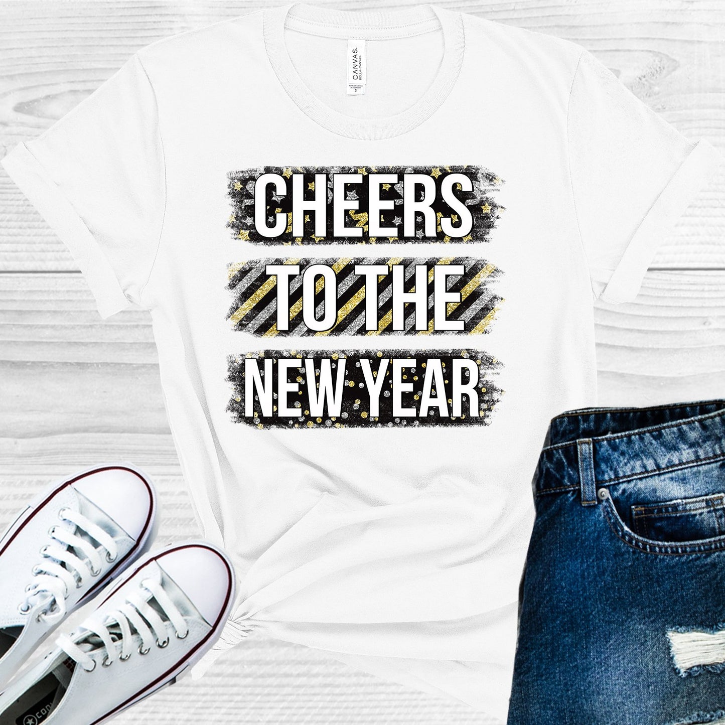 Cheers To The New Year Graphic Tee Graphic Tee