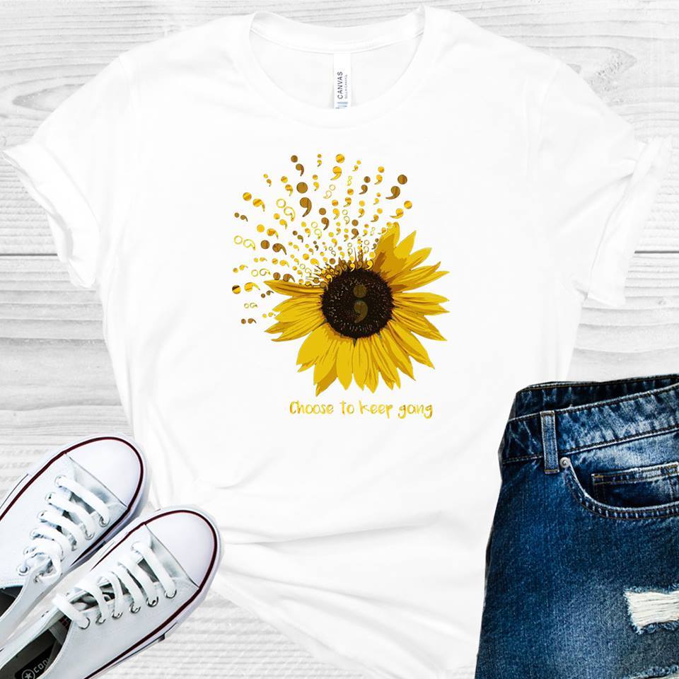 Choose To Keep Going Graphic Tee Graphic Tee