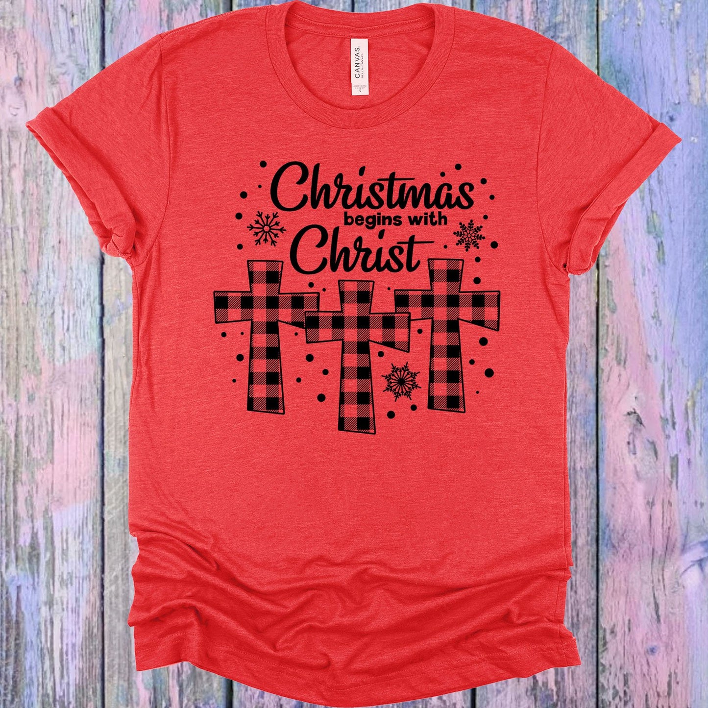 Christmas Begins With Christ Graphic Tee Graphic Tee