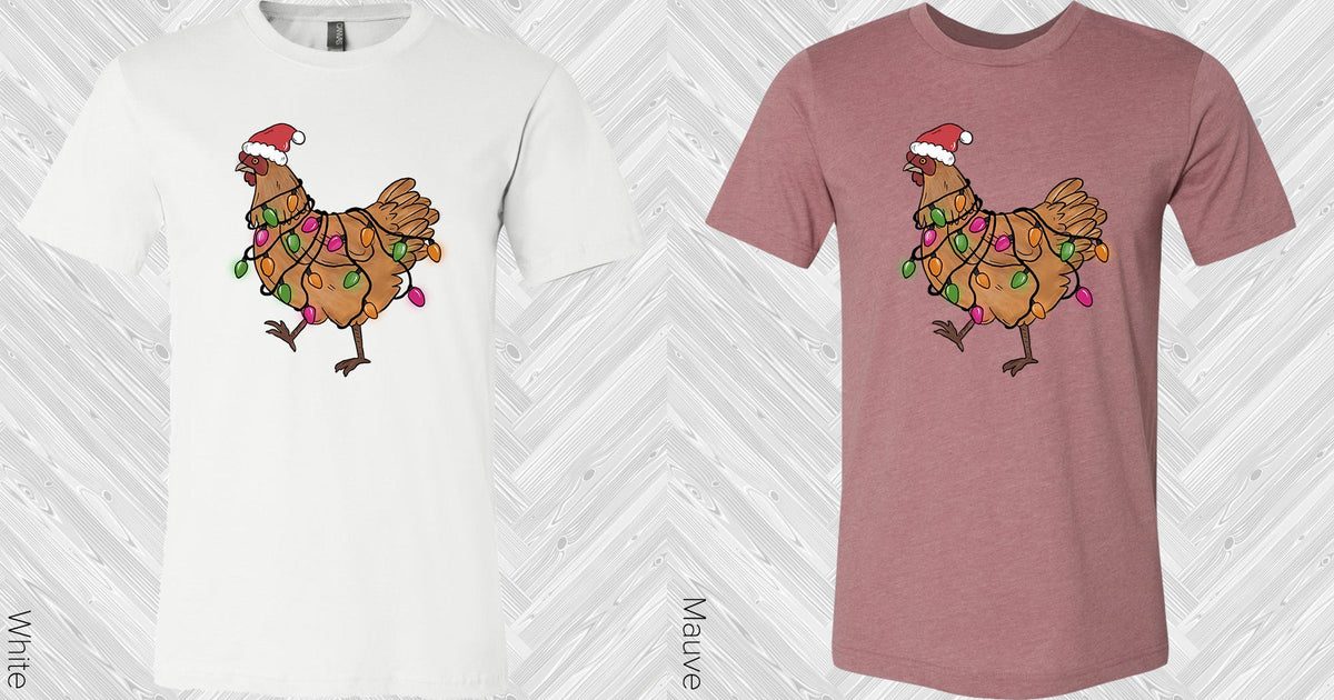 Christmas Chicken Graphic Tee Graphic Tee