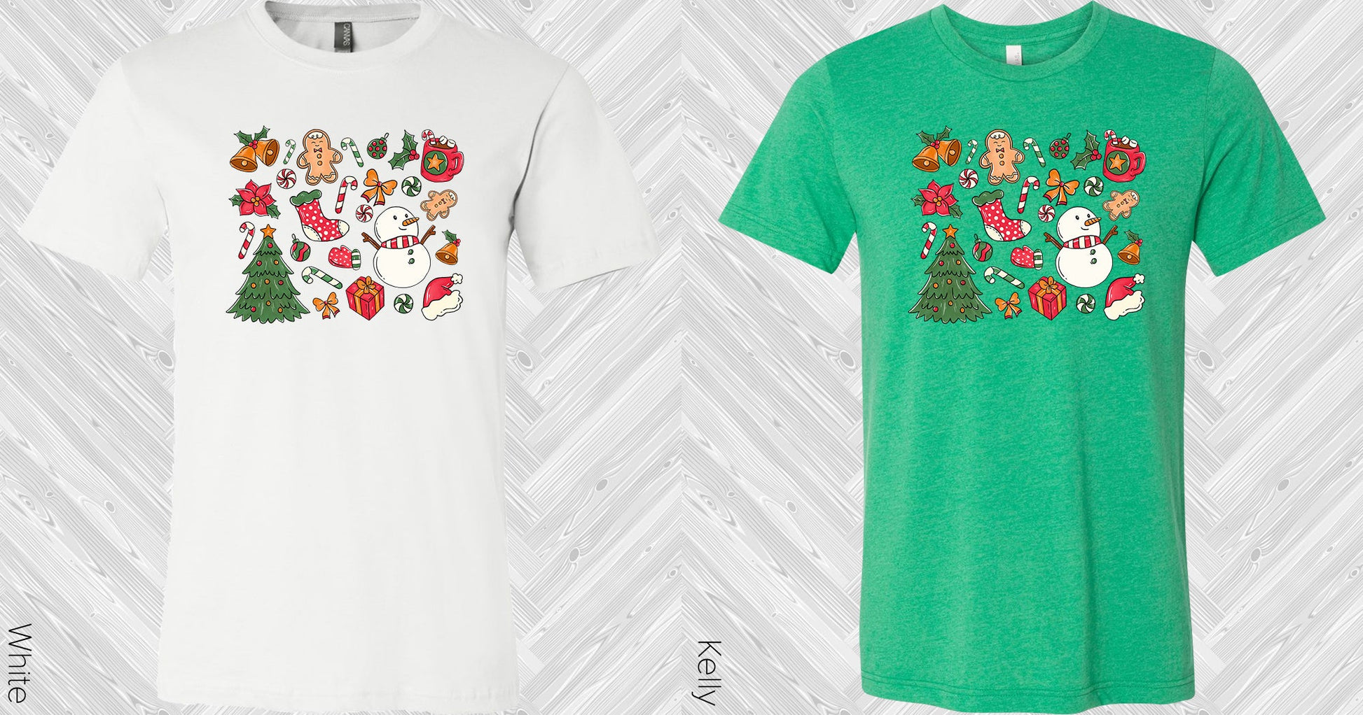Christmas Icons Graphic Tee Graphic Tee