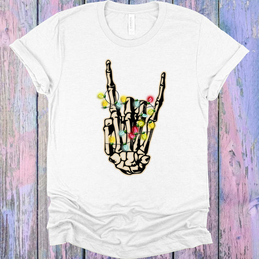 Christmas Skeleton Hand Graphic Tee Graphic Tee