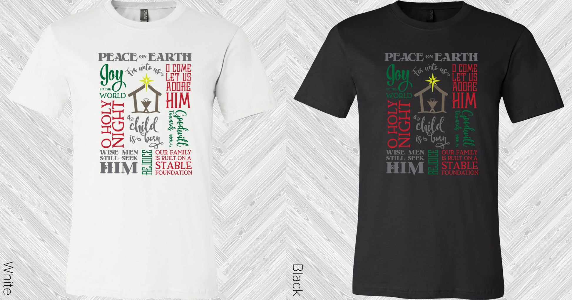 Christmas Subway Art Graphic Tee Graphic Tee