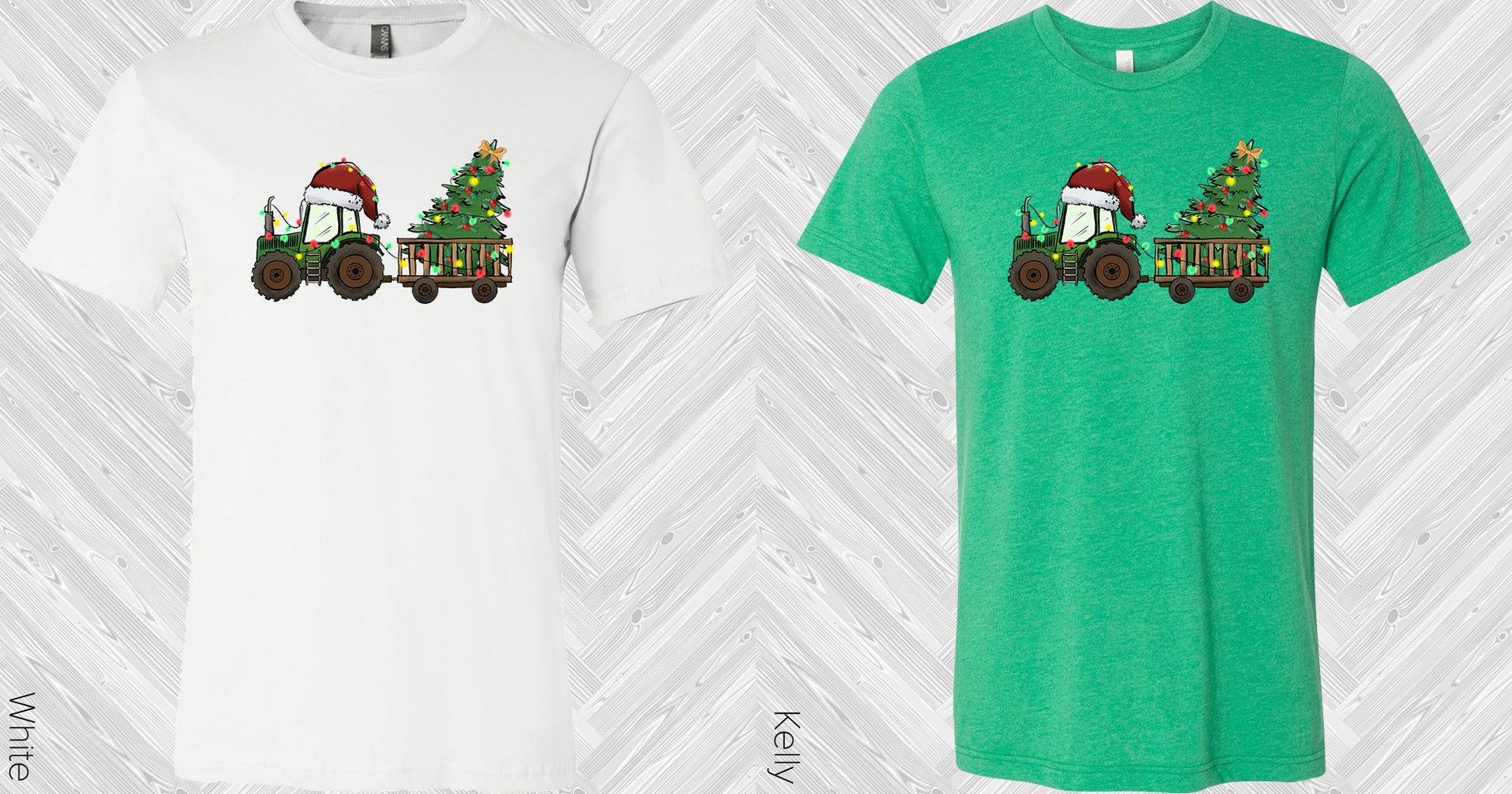 Christmas Tractor Graphic Tee Graphic Tee