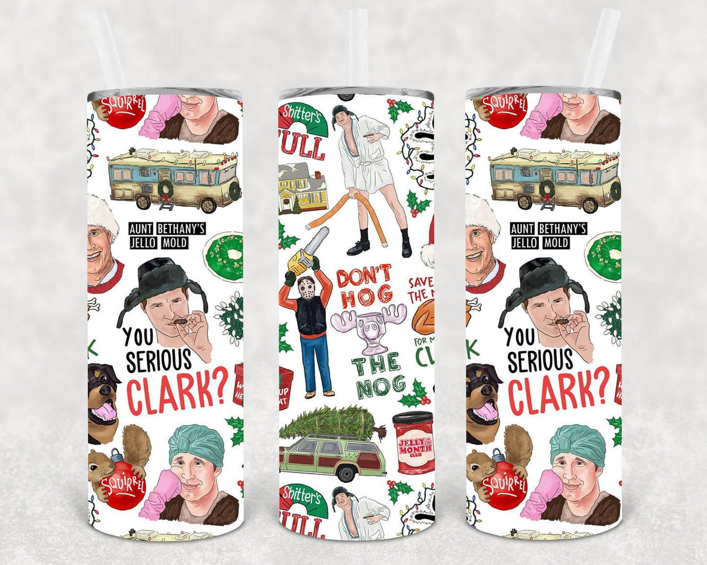 Christmas Vacation 20 Oz Skinny Tumbler