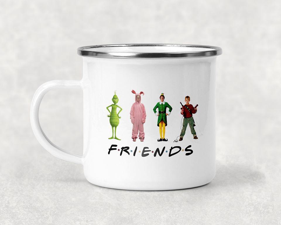 Christmas Movie Friends Mug Coffee