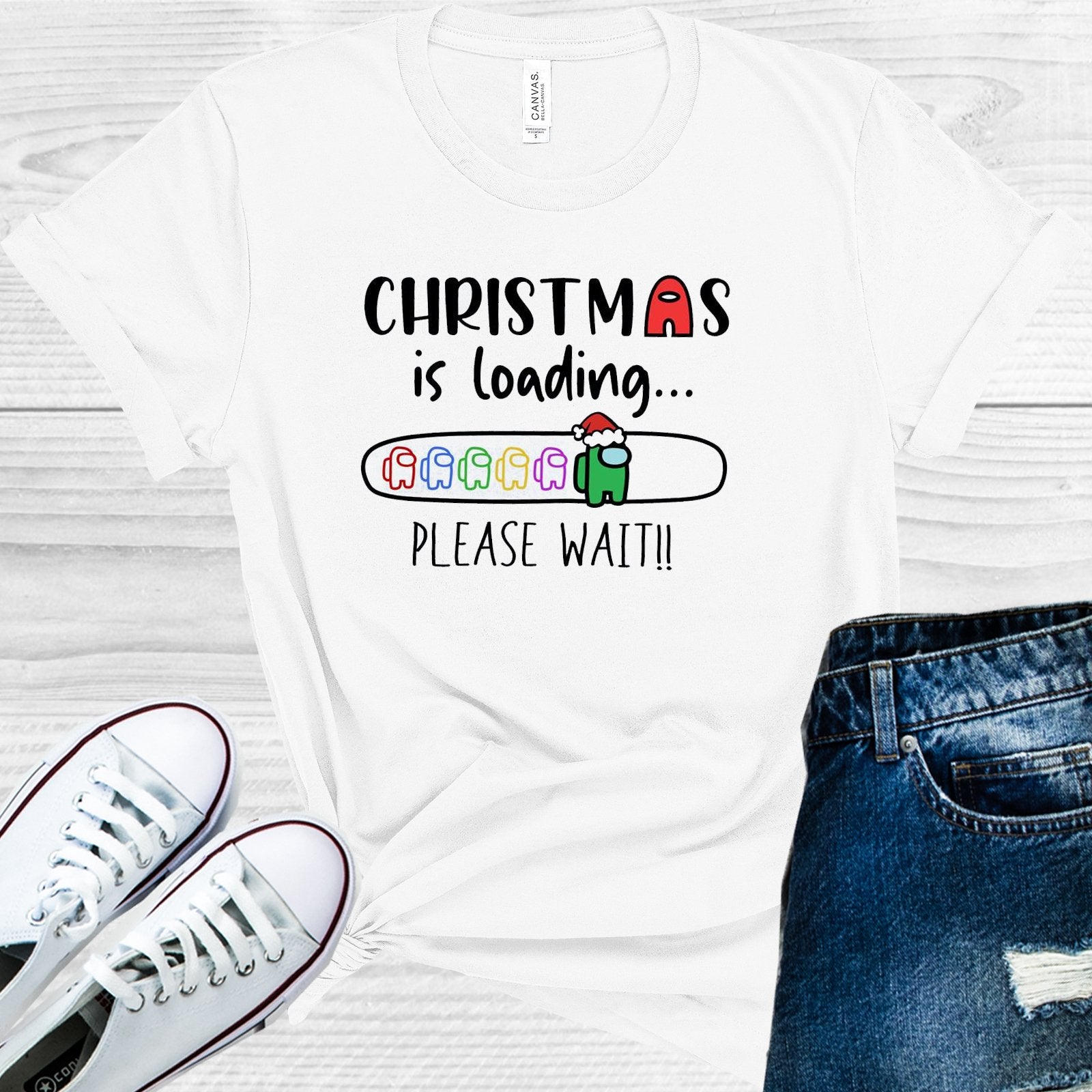 Christmas Is Loading Please Wait Graphic Tee Graphic Tee