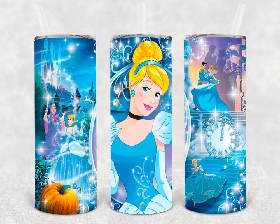 Cinderella 20 Oz Skinny Tumbler