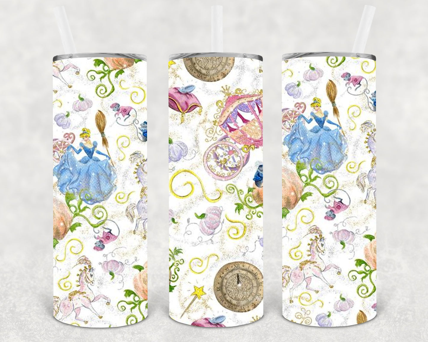 Cinderella 20 Oz Skinny Tumbler