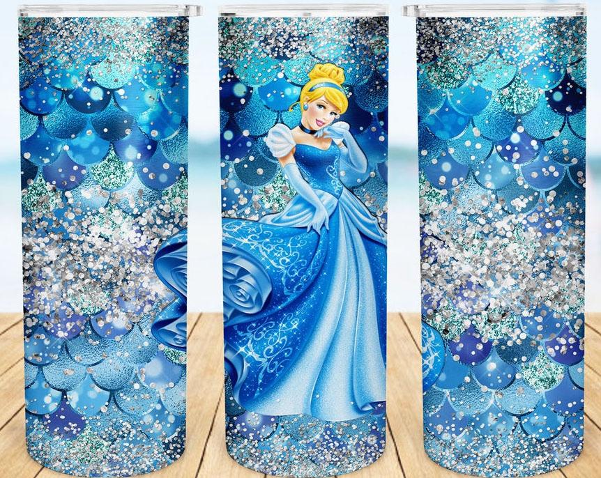 Cinderella 20 Oz Skinny Tumbler