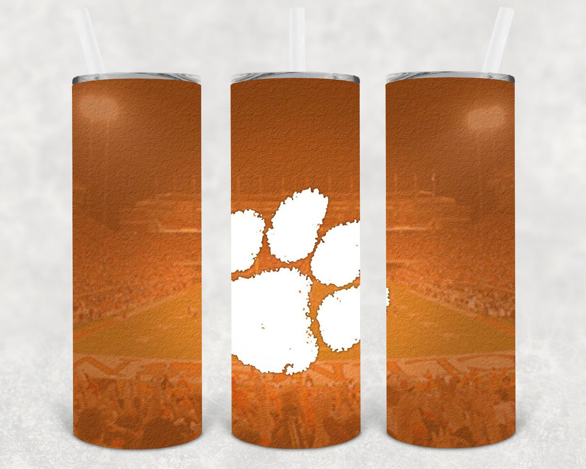 Clemson Tigers 20 Oz Skinny Tumbler