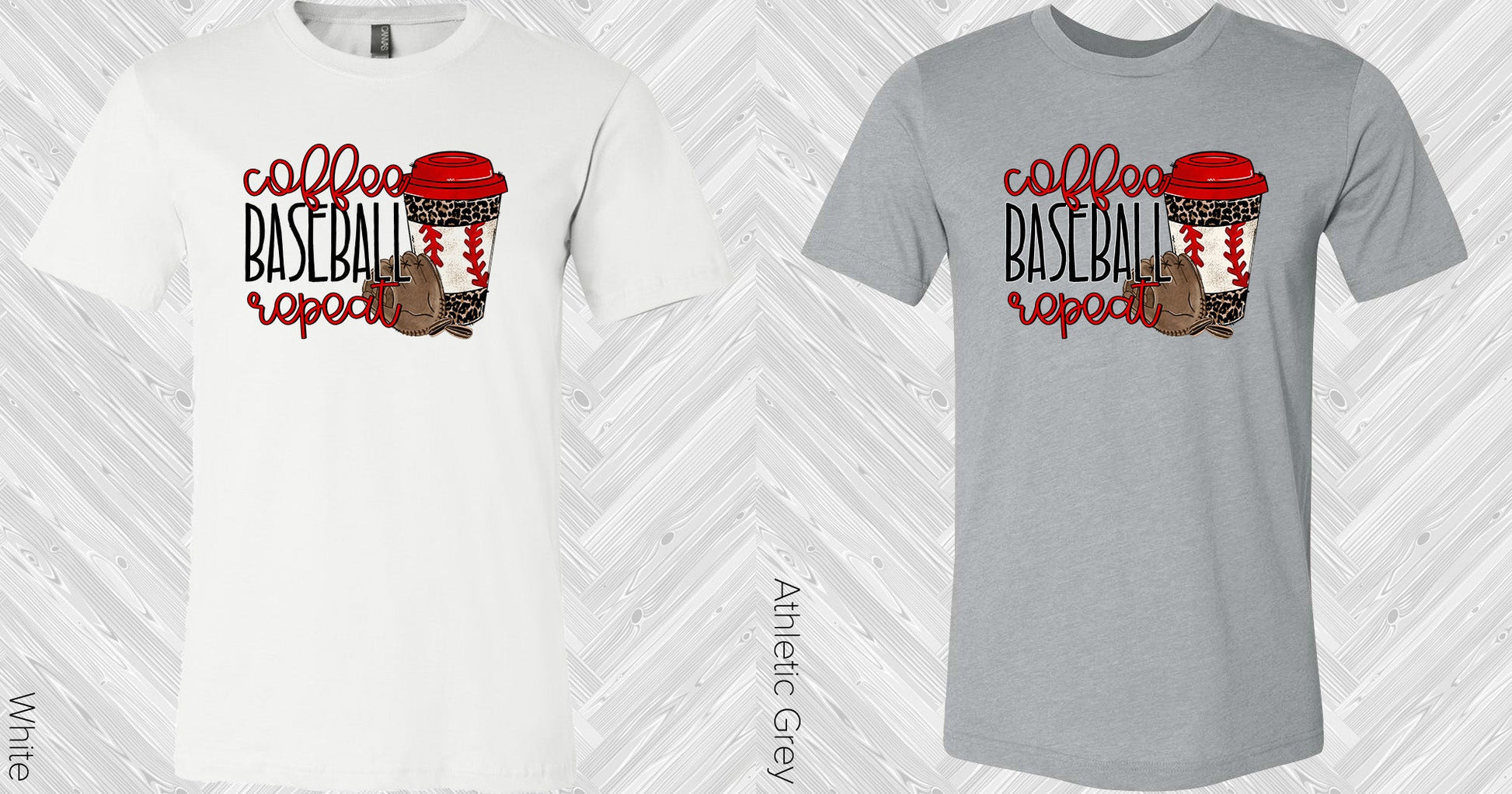 Coffee Baseball Repeat Graphic Tee Graphic Tee