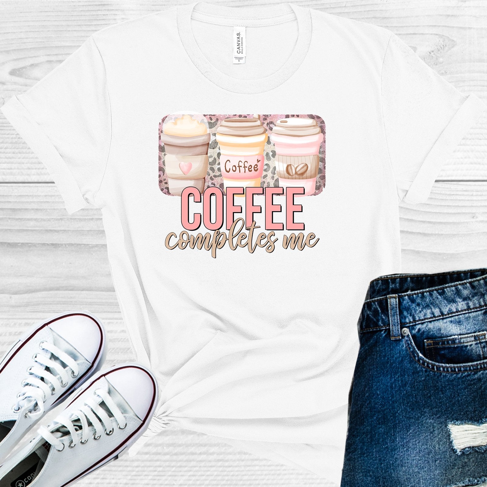 Coffee Completes Me Graphic Tee Graphic Tee
