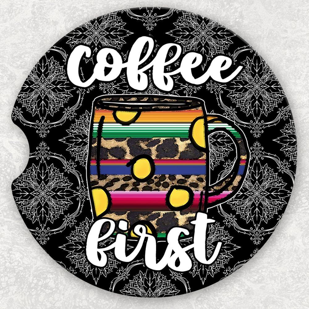 Car Coaster Set - Coffee First