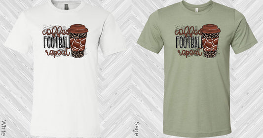 Coffee Football Repeat Graphic Tee Graphic Tee