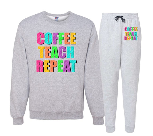 Coffee Teach Repeat Jogger