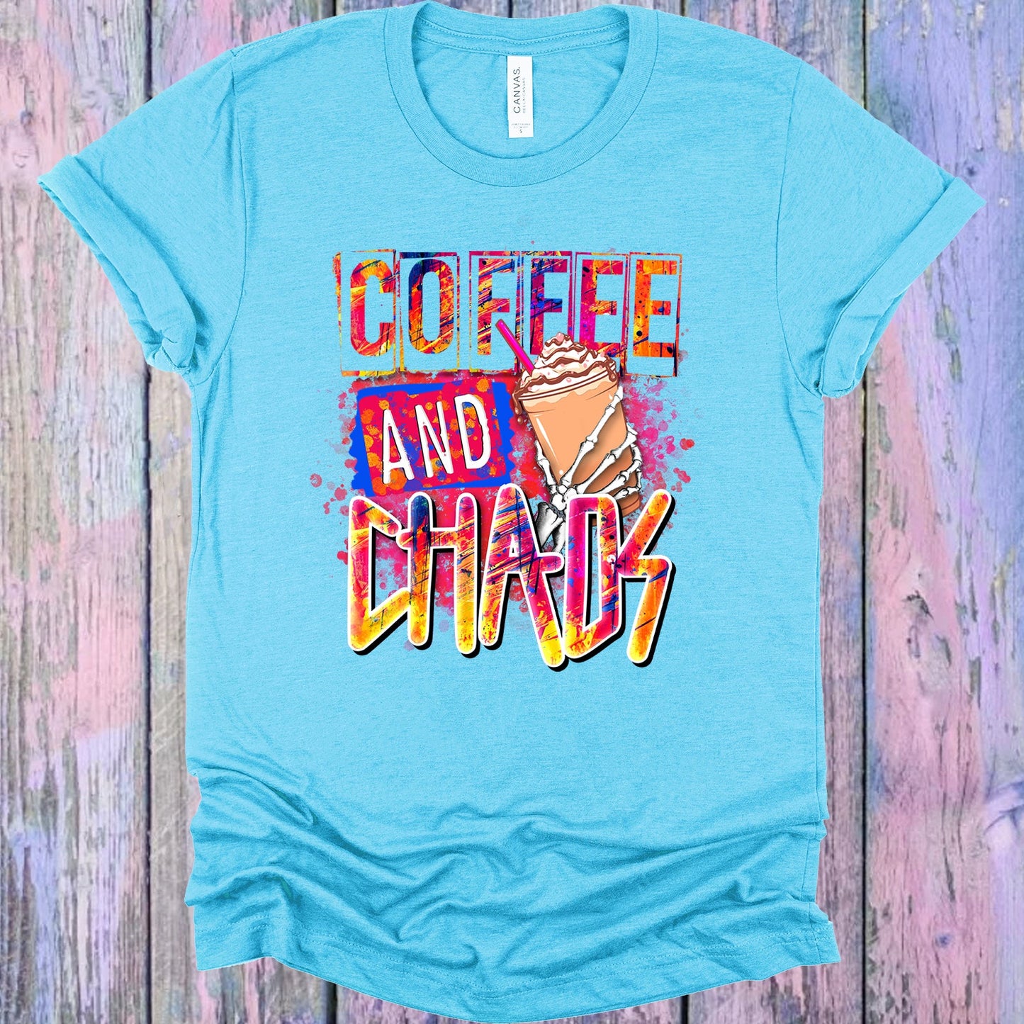 Coffee And Chaos Graphic Tee Graphic Tee