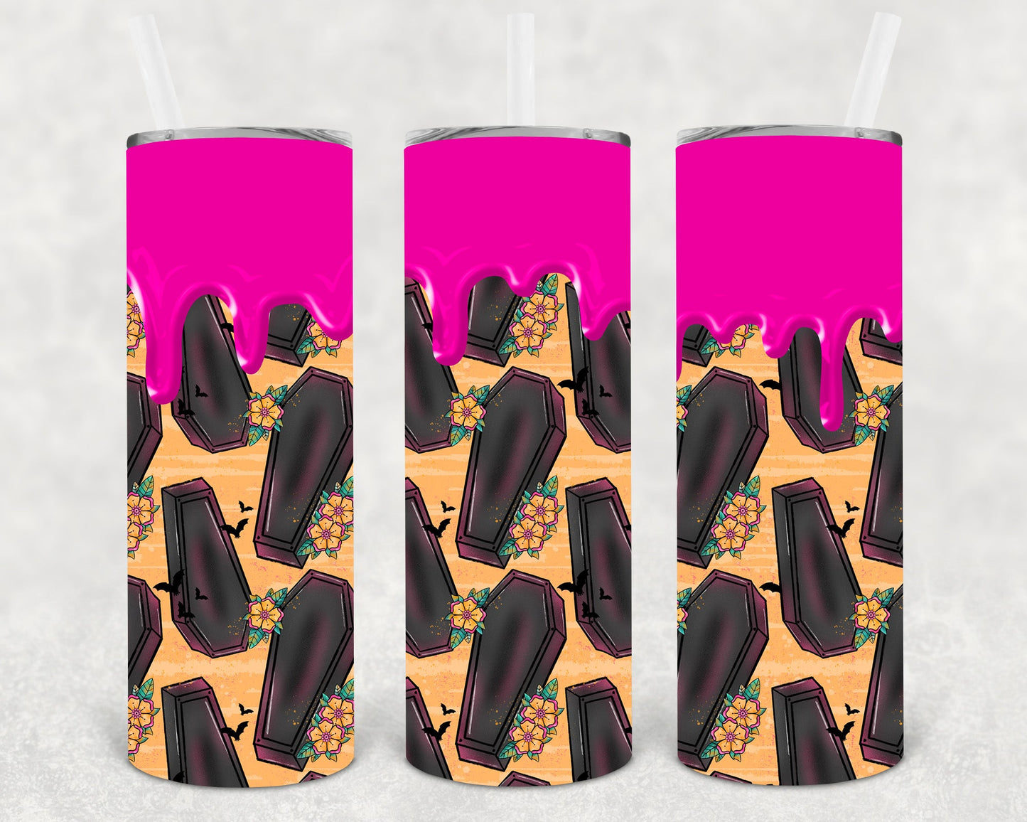 Coffins 20 Oz Skinny Tumbler
