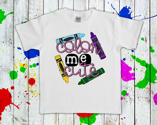 Color Me Cute Graphic Tee Graphic Tee