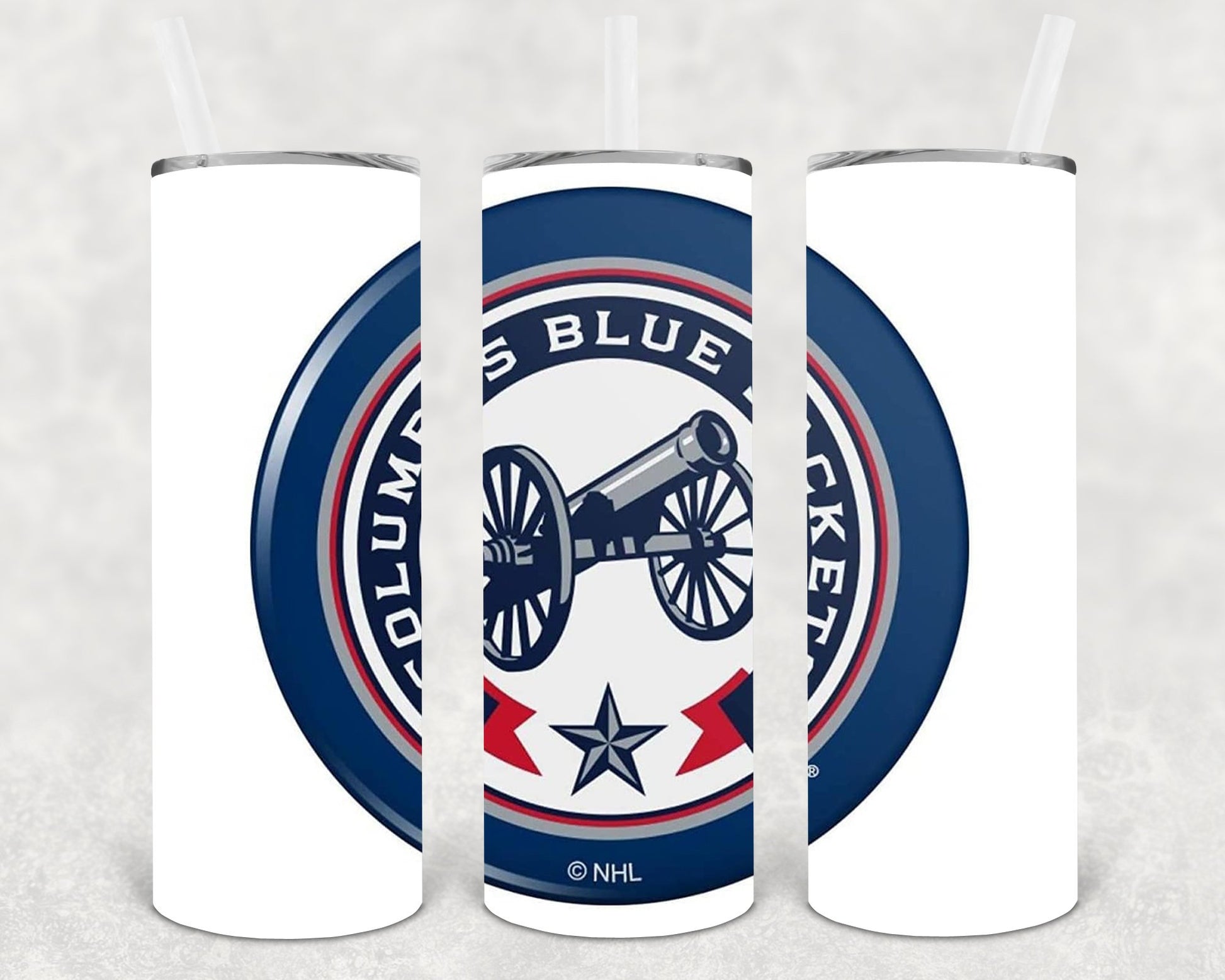 Columbus Blue Jackets 20 Oz Skinny Tumbler