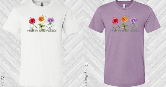 Consider How The Wildflowers Grow Graphic Tee Graphic Tee