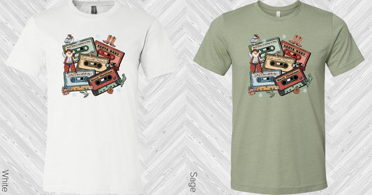 Country Christmas Cassettes Graphic Tee Graphic Tee
