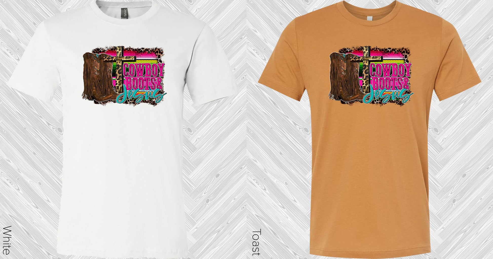 Cowboy Boots & Jesus Graphic Tee Graphic Tee