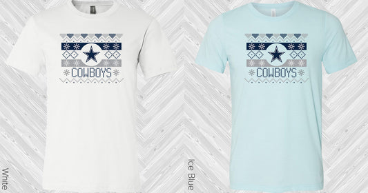 Cowboys Ugly Sweater Graphic Tee Graphic Tee