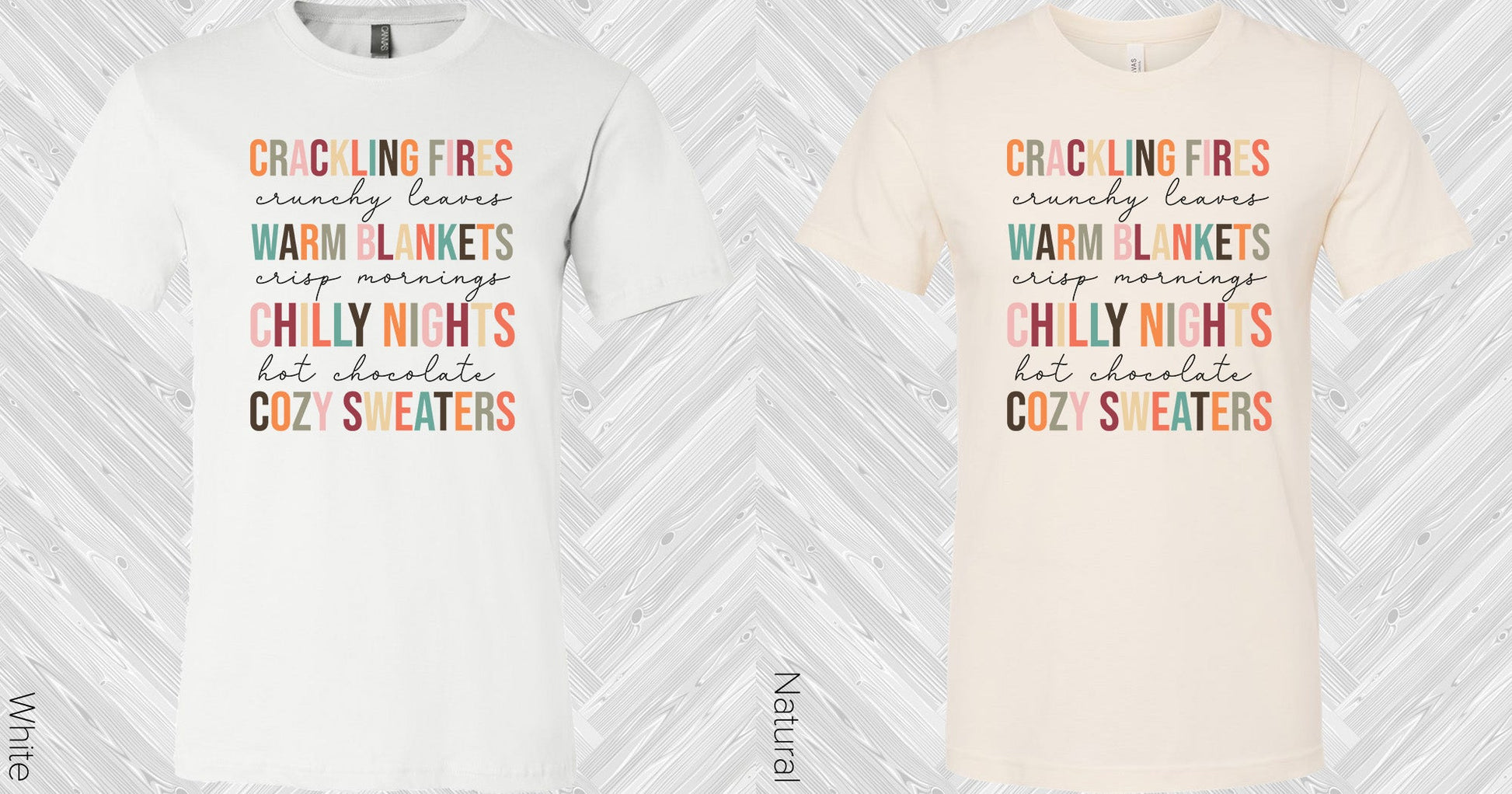 Crackling Fires Crunchy Leaves Graphic Tee Graphic Tee