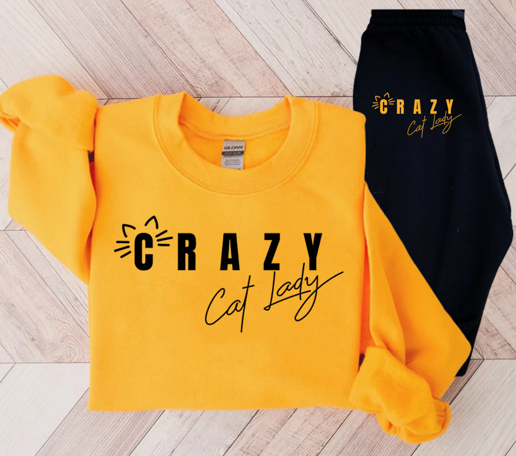 Crazy Cat Lady Graphic Tee Graphic Tee