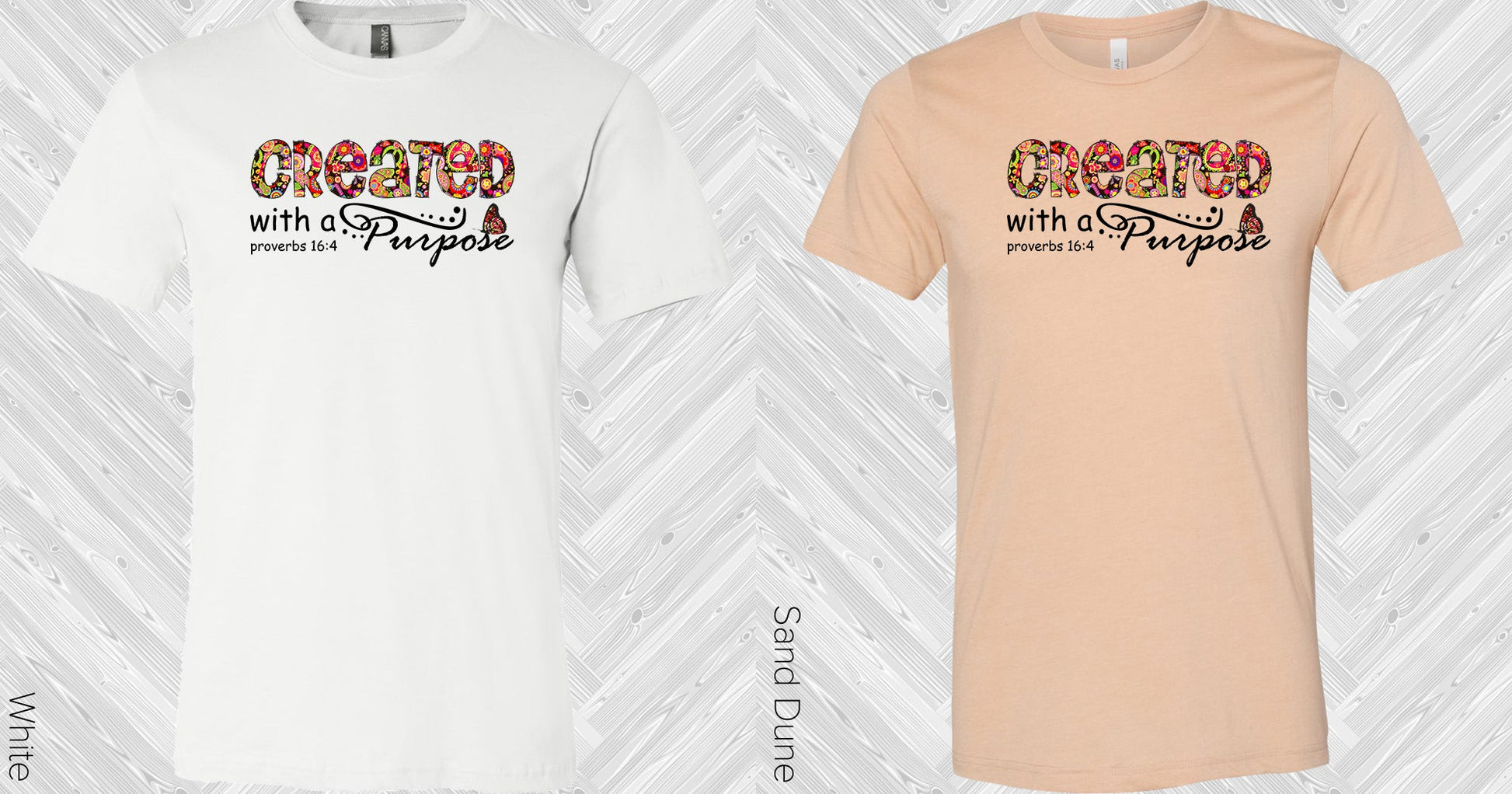 Created With A Purpose Graphic Tee Graphic Tee