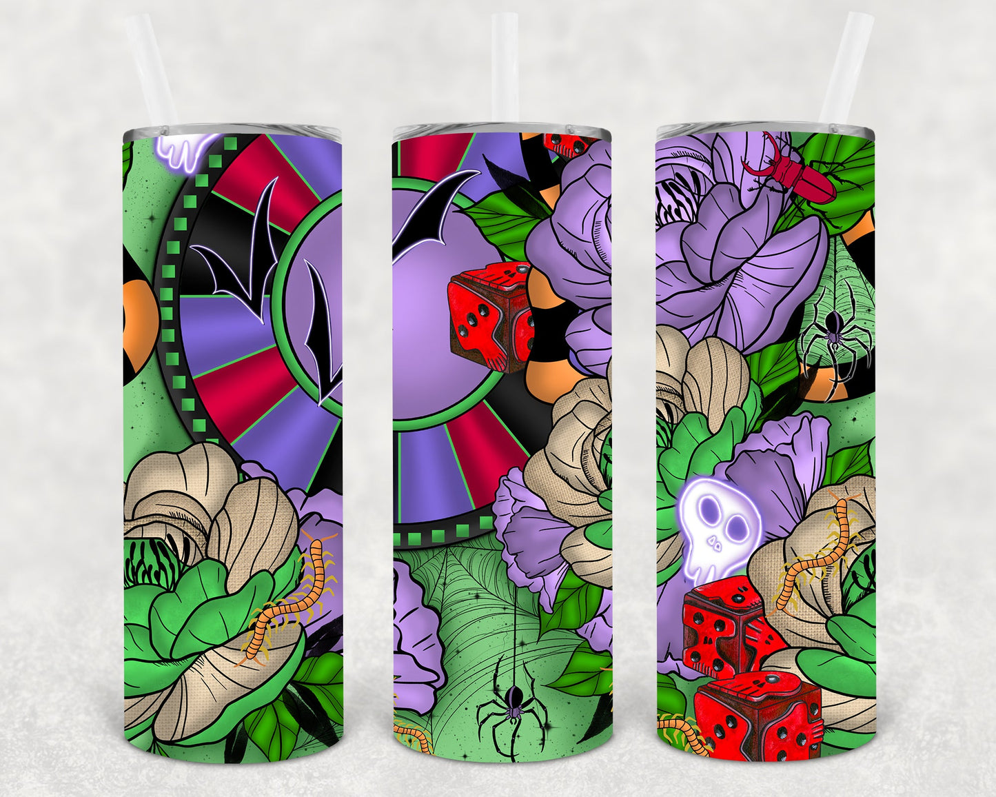 Creepy Crawly 20 Oz Skinny Tumbler