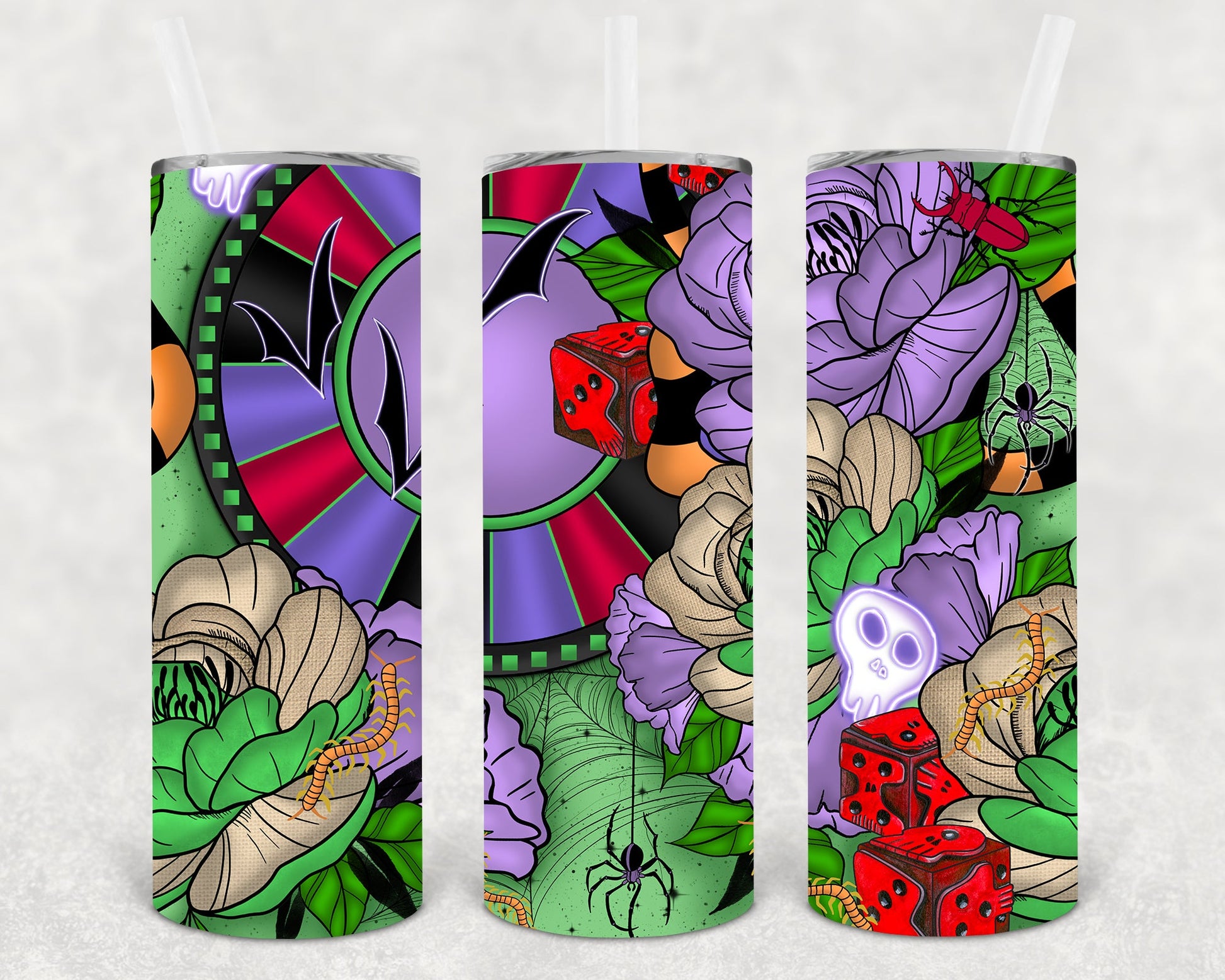 Creepy Crawly 20 Oz Skinny Tumbler