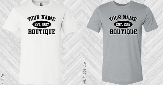 Customized Boutique Name Graphic Tee Graphic Tee