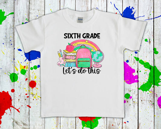 Customized Grade Lets Do This Graphic Tee