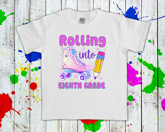 Customized Rolling Into Grade Graphic Tee