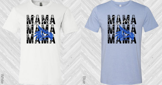 Customized Team Mama With Mascot Graphic Tee Graphic Tee