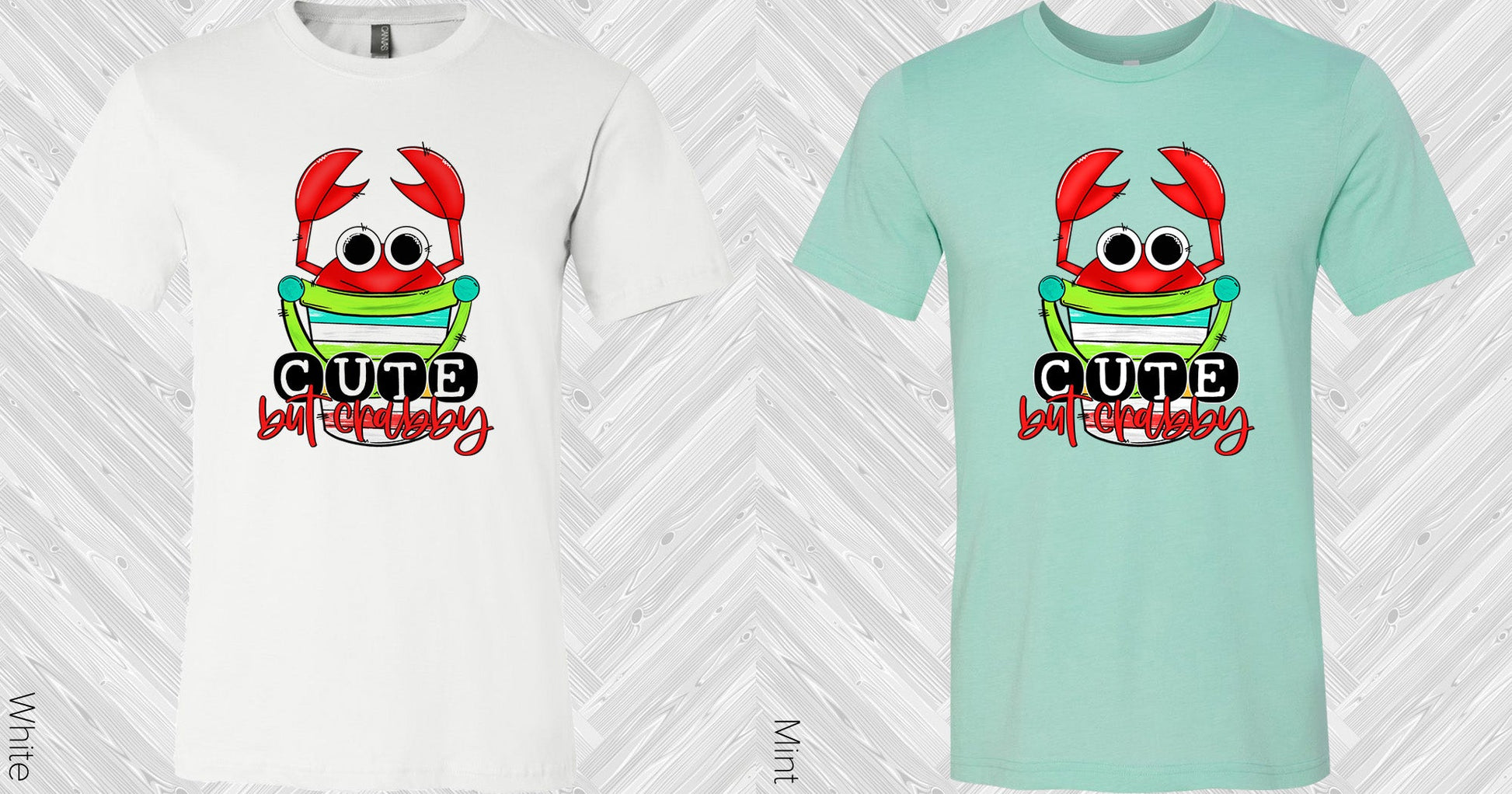 Cute But Crabby (Red) Graphic Tee Graphic Tee