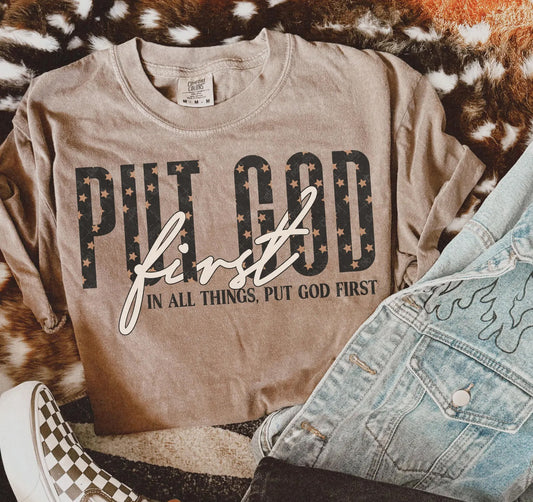 Put God First Graphic Tee