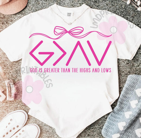 God is Greater Graphic Tee