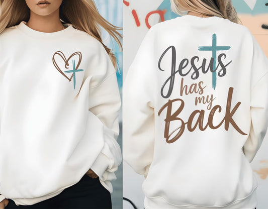 Jesus Has My Back Graphic Tee