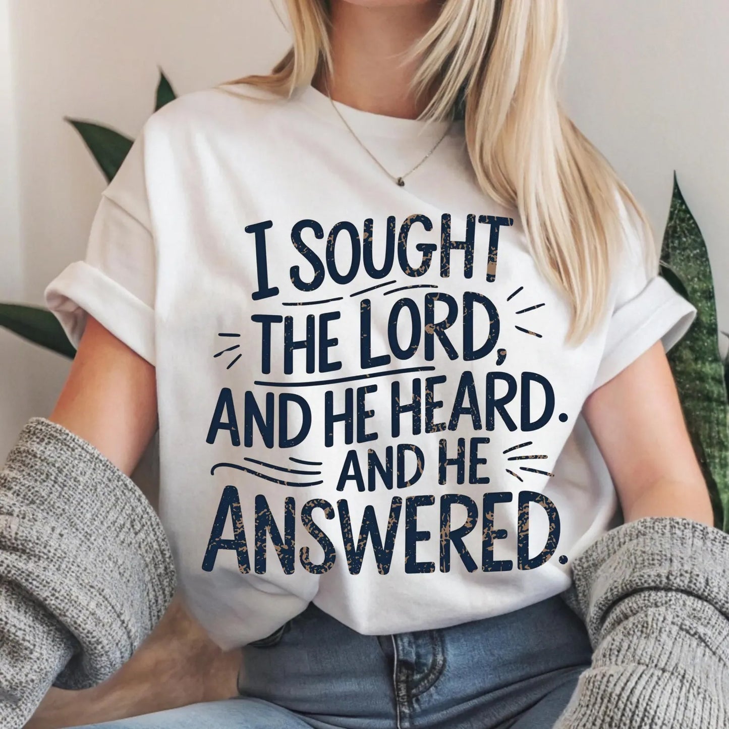 I Sought the Lord Graphic Tee