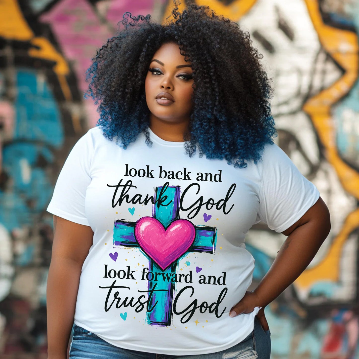 Look Back and Thank God Graphic Tee