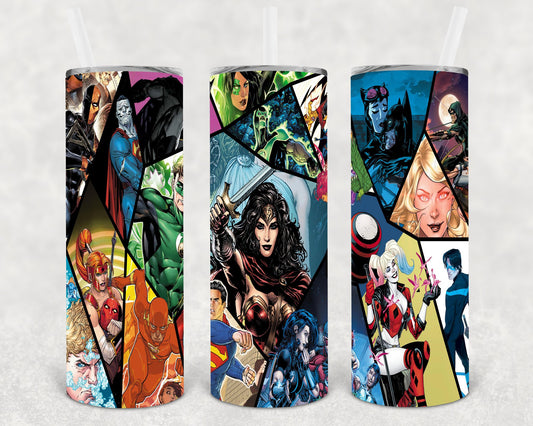Dc Comics 20 Oz Skinny Tumbler