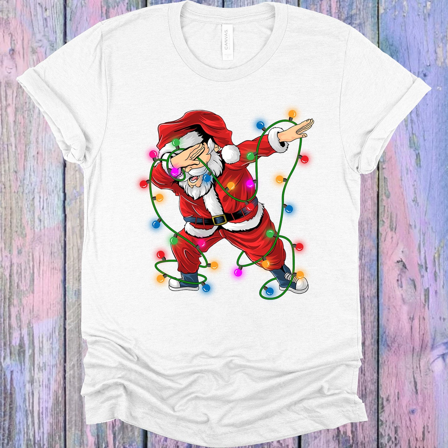Dabbing Santa Graphic Tee Graphic Tee