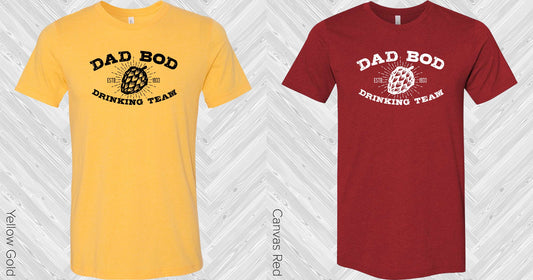 Dad Bod Drinking Team Graphic Tee Graphic Tee