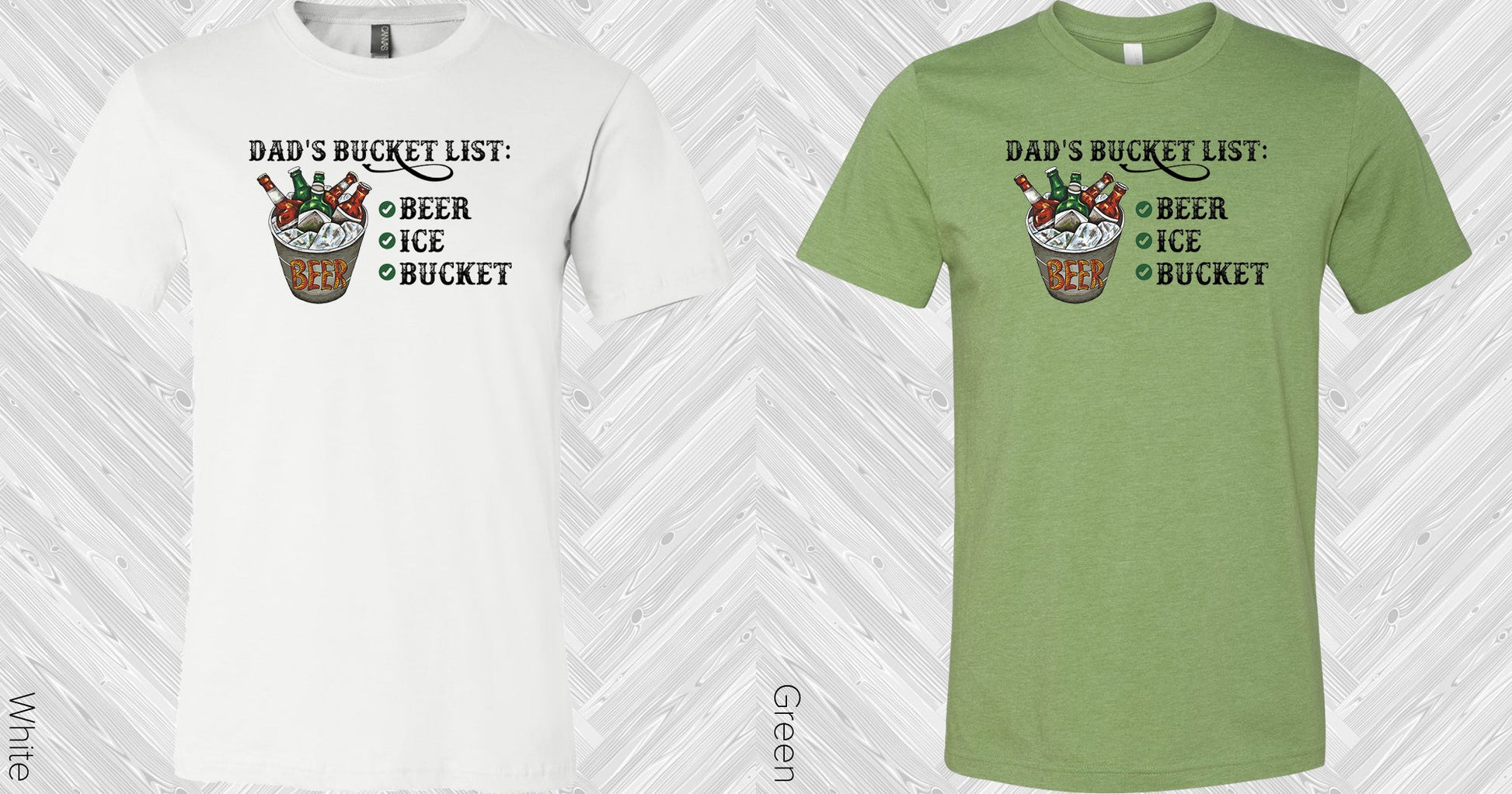 Dads Bucket List Graphic Tee Graphic Tee