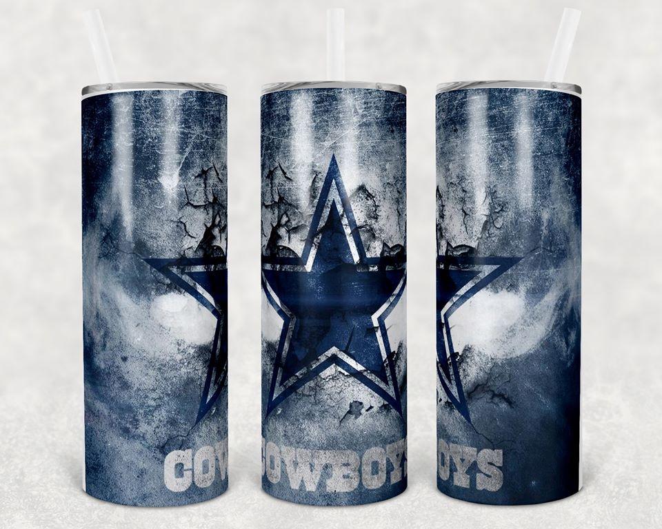 Dallas Cowboys 20 Oz Skinny Tumbler