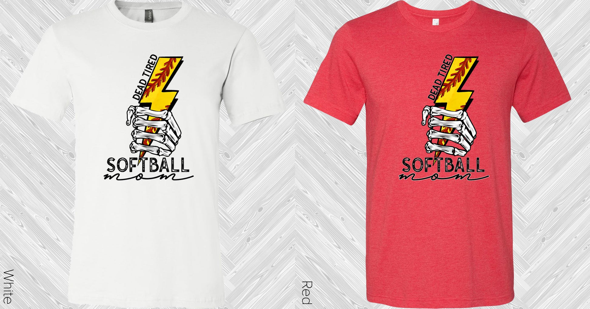 Dead Tired Softball Mom Graphic Tee Graphic Tee